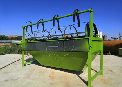 screening machine used in waste fertilizer production