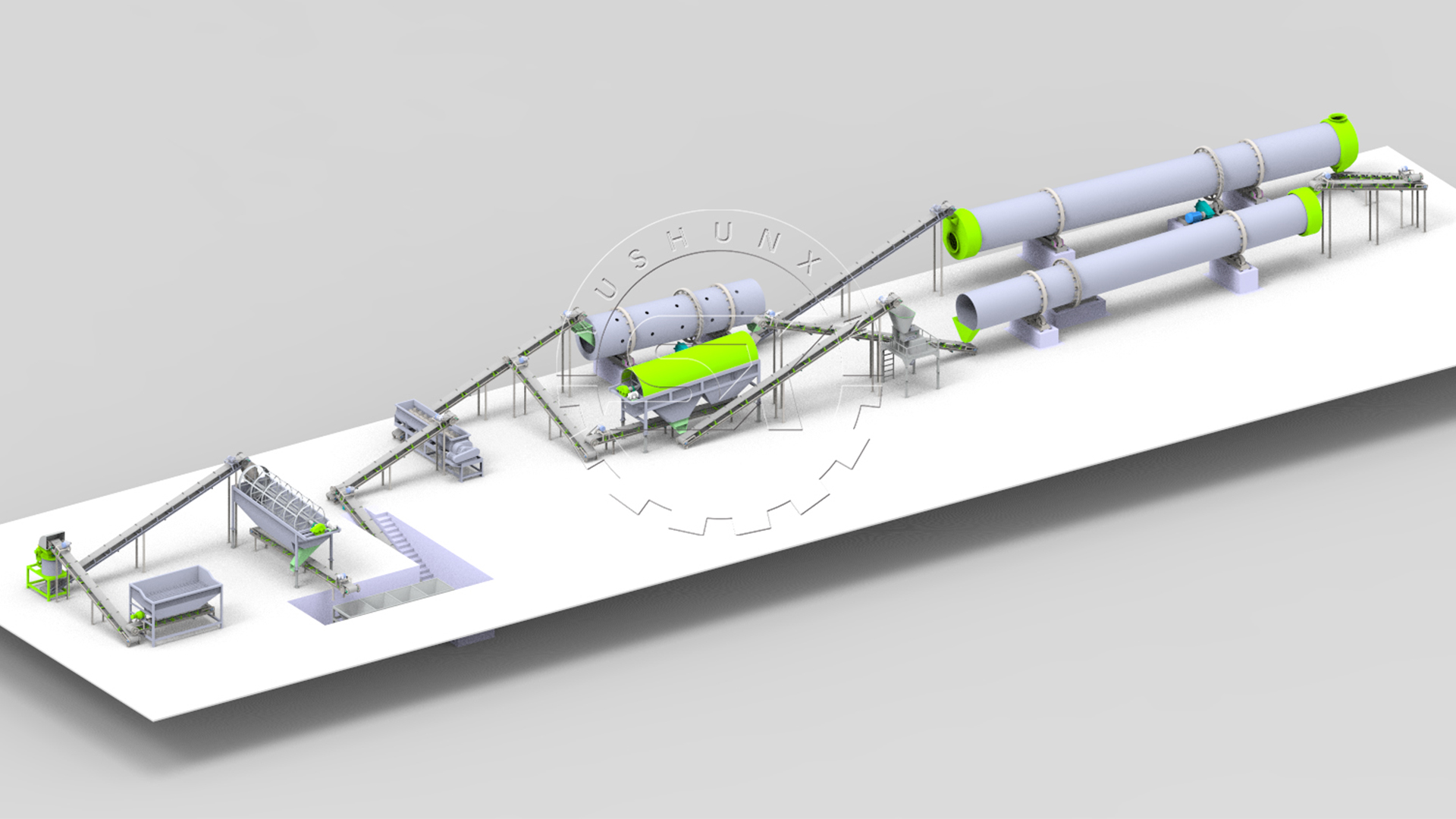 chicken manure production line